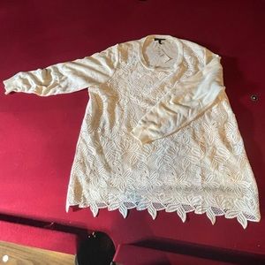 Lane Bryant lace sweater